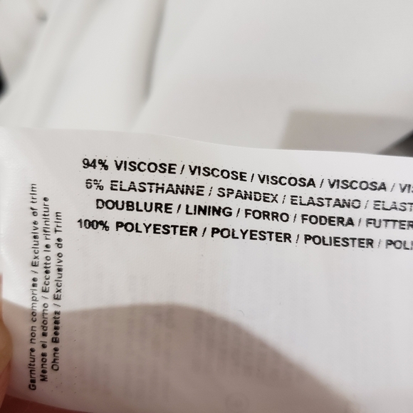 Joseph Ribkoff made in Canada Black White Chevron Tulip Skirt Elastic Waist, 10 - Picture 9 of 13
